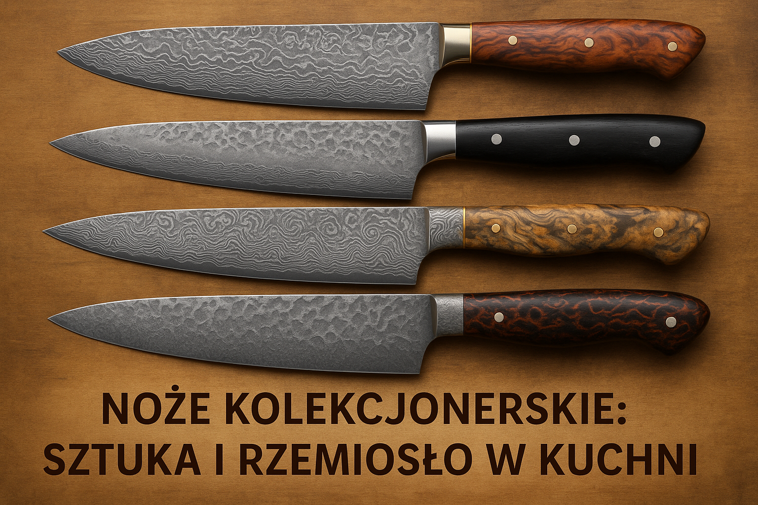 Noże kolekcjonerskie: Sztuka i rzemiosło w kuchni