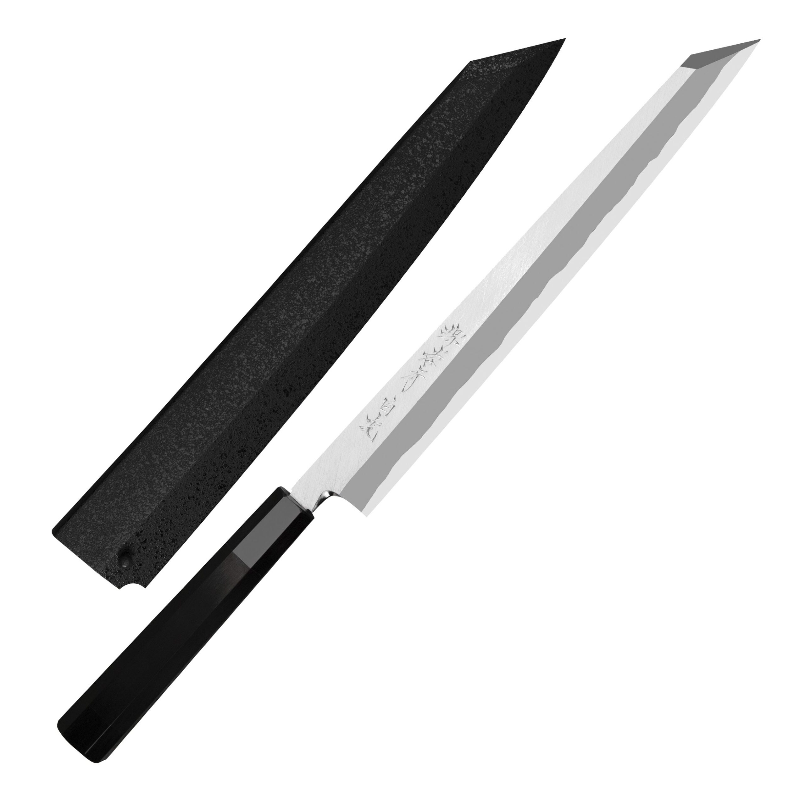 Tradycyjny nóż kiritsuke-yanagiba o jednostronnym szlifie, 27 cm